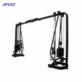 Gym Fitness Cable Crossover Plate Loaded Power Rack Pulley Cable Crossover Trainer
