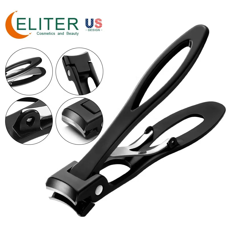 Eliter in Stock Beauty Manufacturers Steel Nail Clippers Foldable Nail Clipper With Keychain Nail Clipper Customize