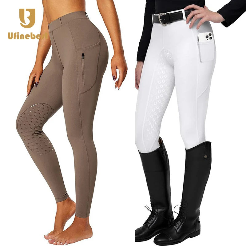 Wholesale Summer Equestrian Pants Elasticity Hip Lift Women Sports Ladies Equestrian Leggings