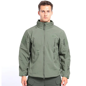 FRONTER Custom Logo Outdoor Men Tactical Jacket Winter Vintage Sports Camouflage Jacket S11