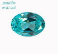 Extremely Jewelry Stone Paraiba 5*7-15*20mm Oval Cut Green Color Stone