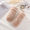 Cute Soft Cold Weather Warm Mittens Women Fur Gloves in Winter