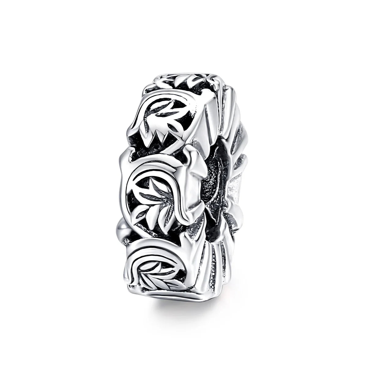 Factory Vintage Vines Charm 925 Sterling Silver Flower Bead Fit Bracelet Necklace DIY Fashion Jewelry Accessories SCC1601