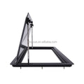 1200x350mm Trailer Side Window Transparent Gray Acrylic Camper Push Out Window for Caravans Rv Body Parts