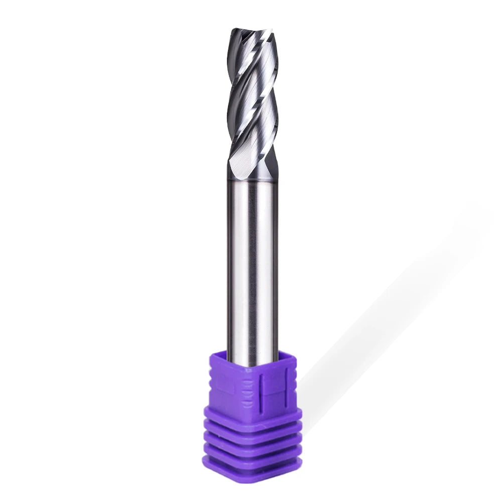 4 Flutes Square Milling Cutters Endmills Flat Carbide ODM/OEM Customized 45 Degree Helix AlCrSiN Coated Semi-finishing Sharp
