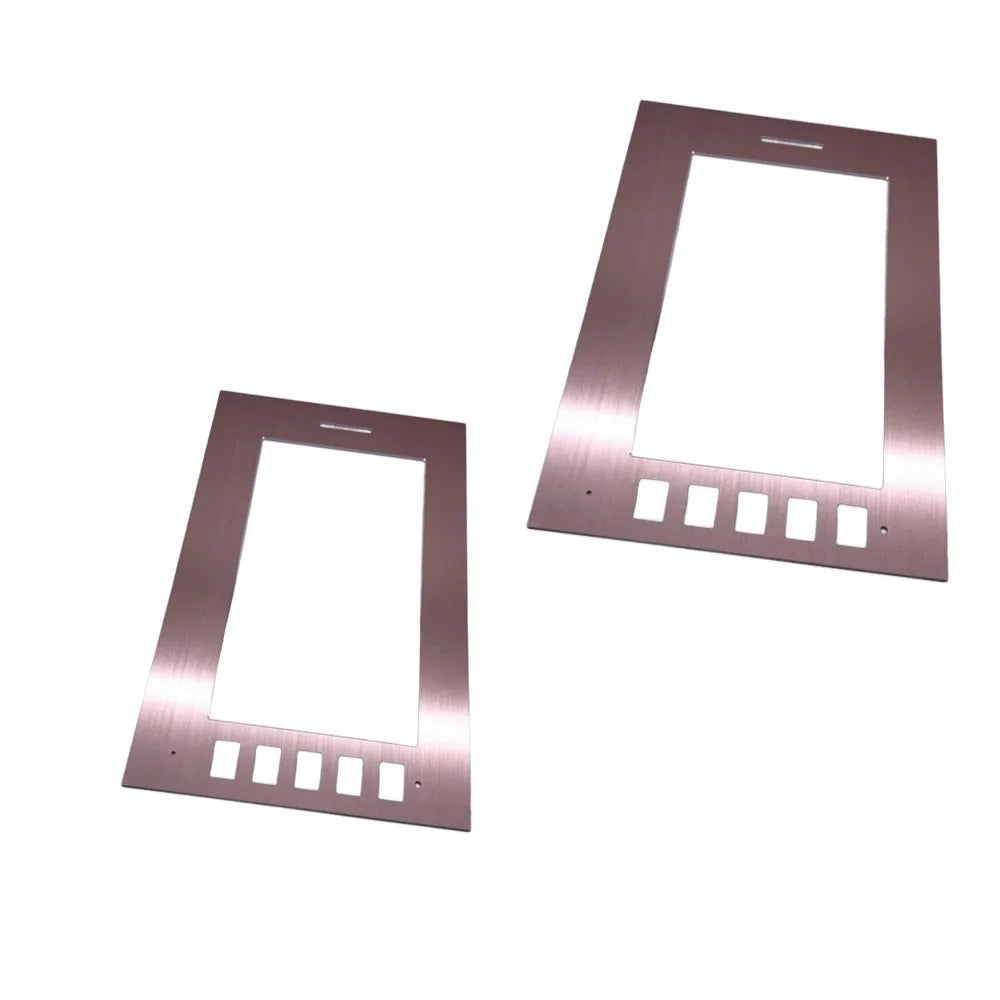Custom Cnc Machining Metal Deep Insert Atm Bezel Aluminum Smart Video Intercom With Access Control Part