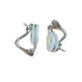 925 Silver 18K Gold Plated Fashionable Nature Pearl Earring Clip Loop DIY Jewelry Accessories Jewelry Findings Components