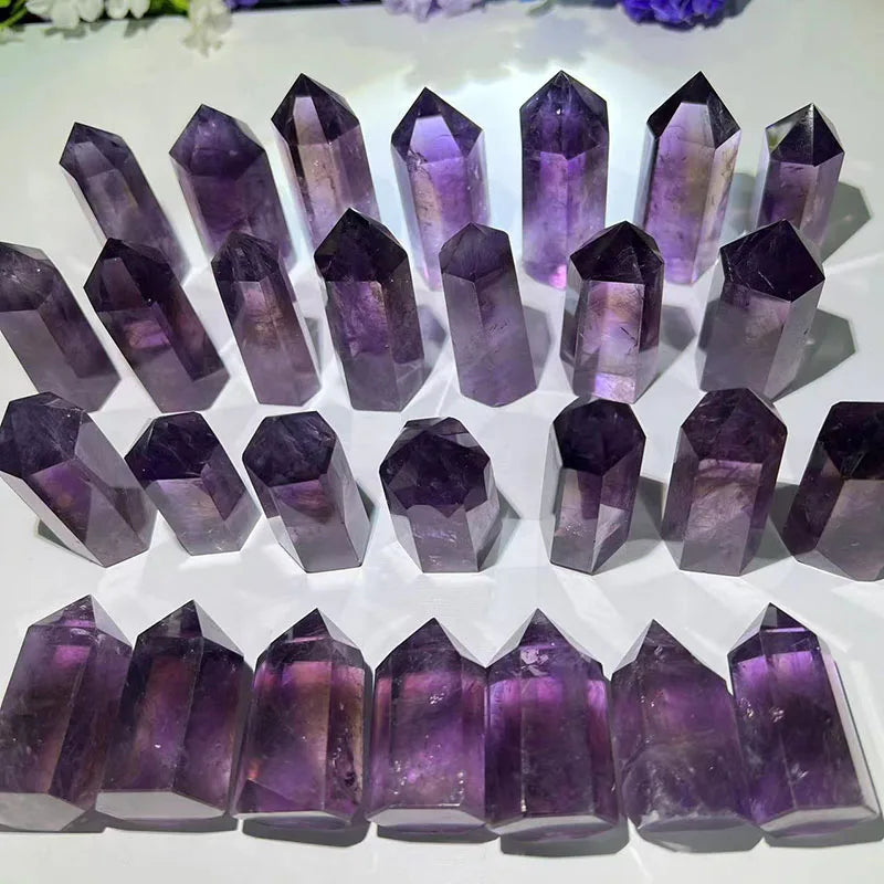 Wholesale High Quality Amethyst Point Crystal Wand Tower for Sale