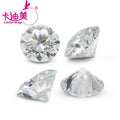 Cadermay Jewelry D Color Loose Moissanite Round Brilliant Cut VVS Moissanite Stones 0.1ct-5ct for Jewelry Making