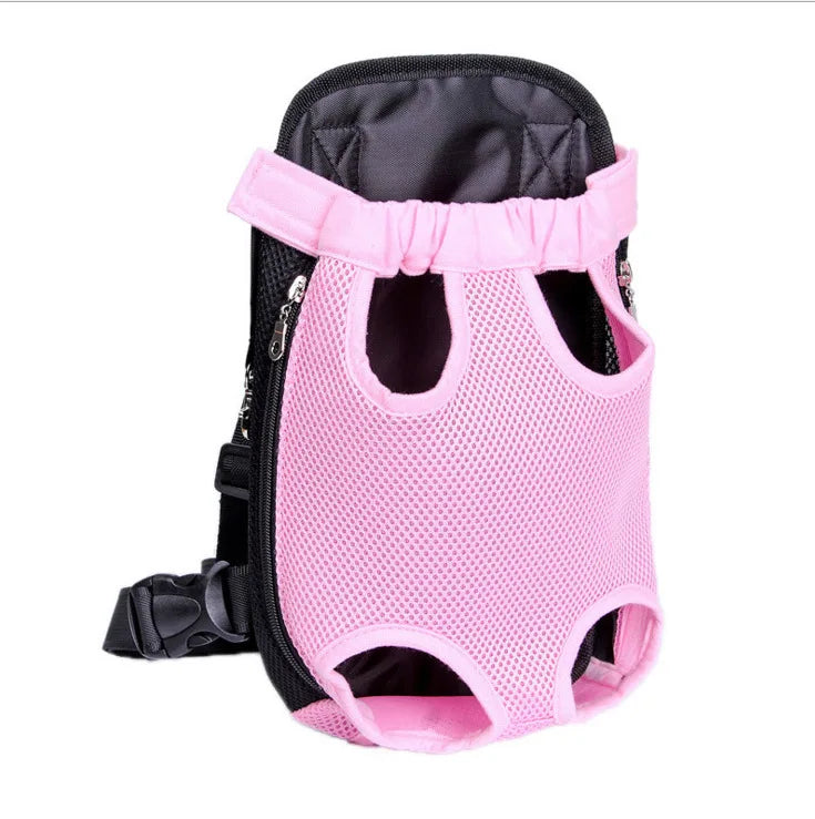 Legs Easy-Fit Small Dogs Cats Puppies Polyester Mesh Adjustable Fashion Pet Front Cat Dog Outdoor Use 41x25cm Carrier Backpack