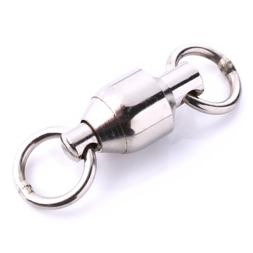 High-Speed Stainless Steel SS003 Quick Connect Ring 8 Character Bearing Swivel Connector for Big Fish Fishing Pin
