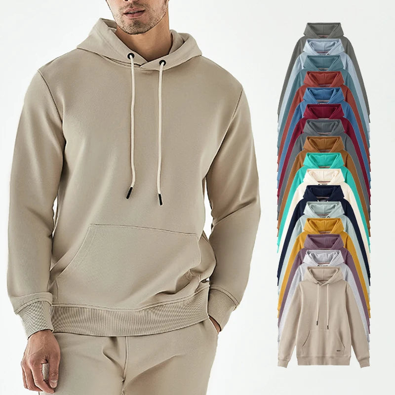 360G Heavyweight 100% Cotton Hoodie White Hoodies With 17 Colors Unisex Men and Womens Hoodies Pullover T Shirts With Hood