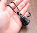 Viking Men's Good Luck Motorcycles Bell Biker Guardian Bell Black Pendant & Motorcycle Fashion Charms