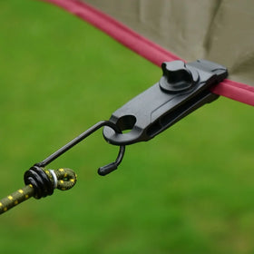 IRONDONKEY Tent Clip Outdoor Tents Hook Plastic Windproof Clip Buckle Awning Tarpaulin Some Shark Clips Tent Accessories