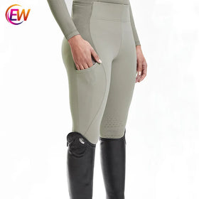 EW Horse Customize Horse Equipment Customize Riding Pants Silicone Grip Four Way Stretch Breathable Jodhpurs