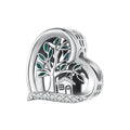 925 Sterling Silver Love Tree Heart We Are Family Charms Beads Pendant Fit Original Bracelet Necklace for Women Jewelry SCC2624