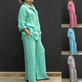 Spring Fashion Women's Shirt Pants Sets Ladies Casual Plus Size Two Piece Set Women's Fashion Clothing