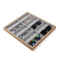 Simple Design Wooden Counter Display Plate Store Available Sunglasses Glasses Display for Eyeglasses Parts