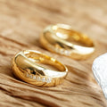H&F Original 14K Solid Gold Eternity Band Ring 4 Gram Croissant Vintage Big Channel Setting Natural Diamond Wedding Rings for
