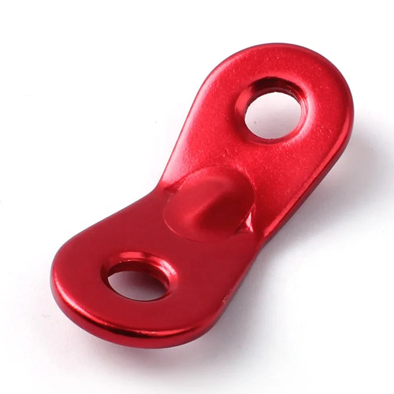 JW-047 High Strength Camping Tent Accessories Double Holes Aluminum Alloy Tent Wind Rope Lock Wind Rope Buckles