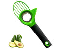 3 in 1 Avocado Cutter for Fruit and Vegetables Tool Avocado Slicer Knife with Silicon Grip Handle and Avocado Pitter