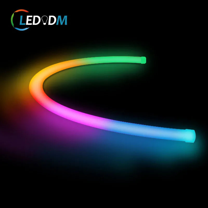 Outdoor Rgb Ic 5V 12V 24V  1M 2M Decorative Silicone Tube Magic Flex Car Bike  Waterproof Neon Strip Led Light