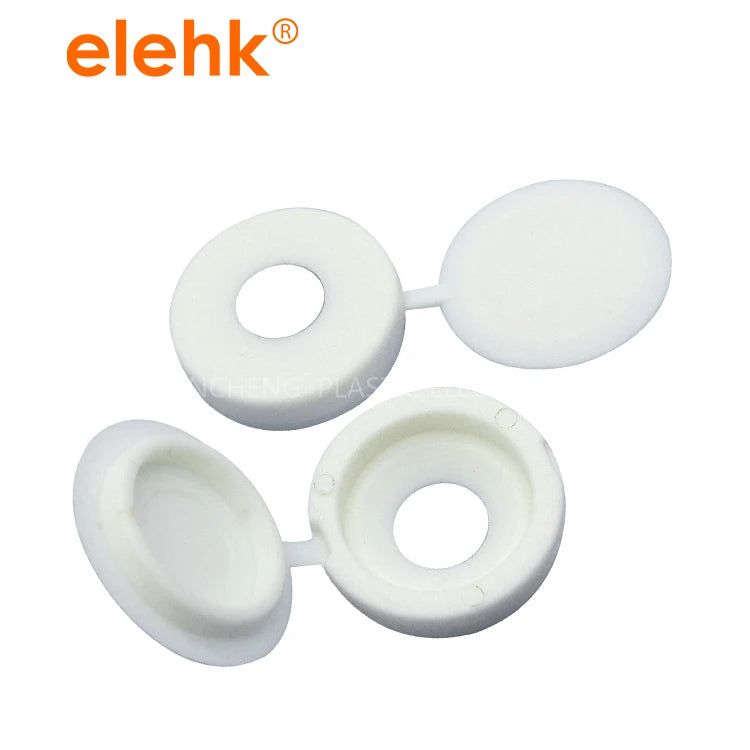Elehk 100pcs Plastic Covers Nuts Plastic Wing Nut Bolt Nut Plastic