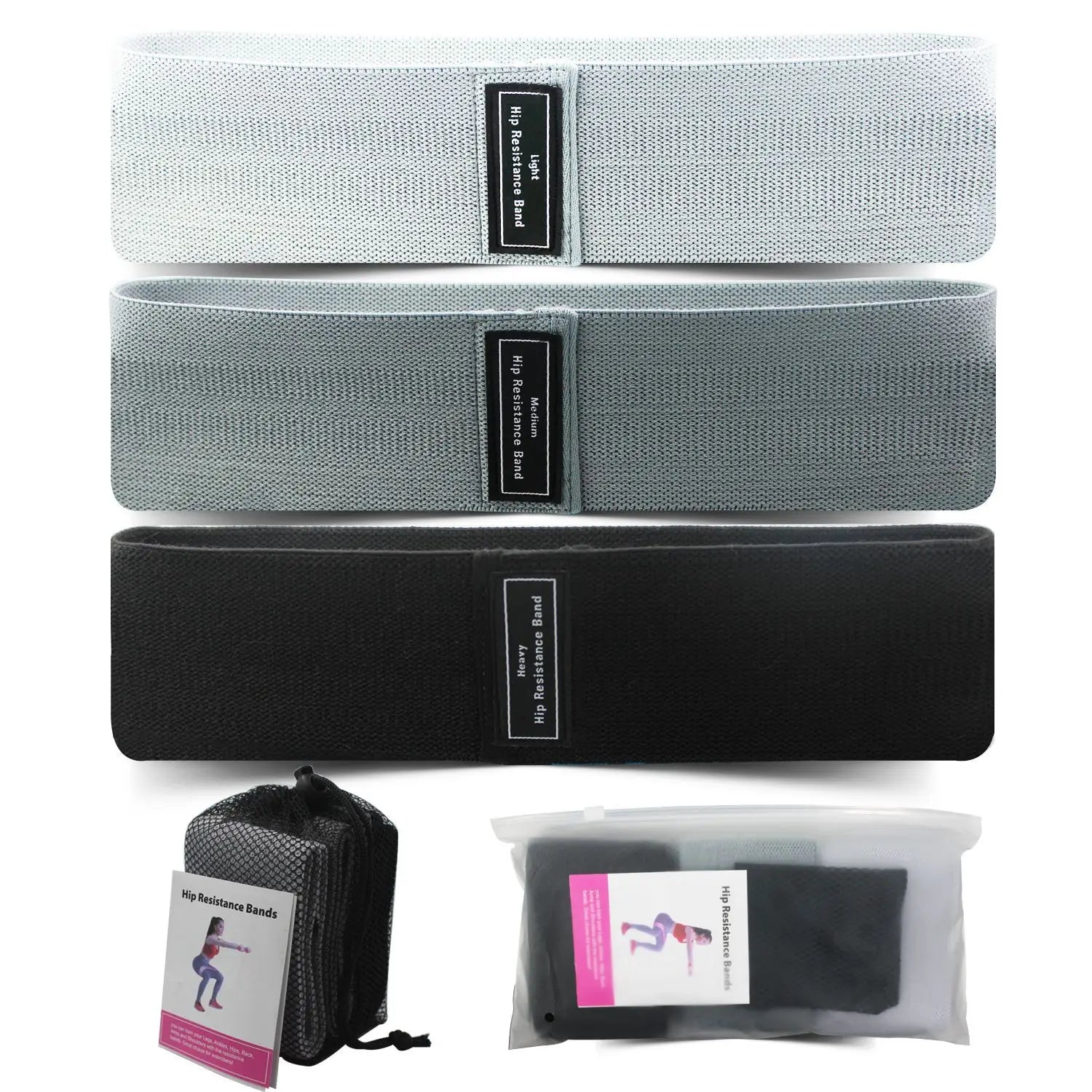 Home Workout Custom Logo Wholesale Exercise Gym Elastic Resistance Band Exercise Workout Equipment Bands Set