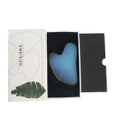 HY Natural Opalite Stone Heart Guasha Scraping Tools Gua Sha Massager