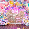 Wedding Decoration Clear Rose Gold Sequin Panel Best Price Exterior Sequin Panel