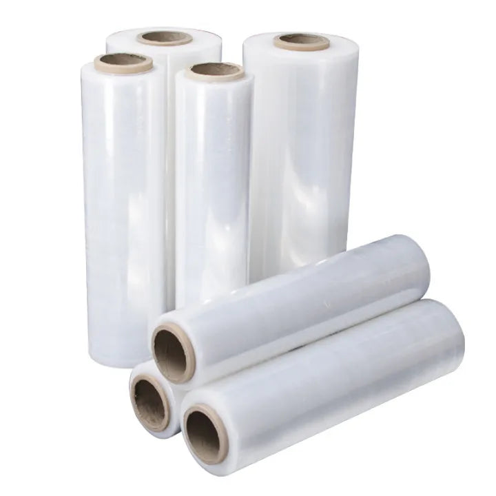 Customized Transparent PE Film Wrap Stretch Plastic Packaging Thick Soft Roll for Clear Visibility