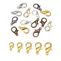 10mm~2.1cm Zinc Alloy Lobster Clasps Hooks for Handmade Bracelet Necklace Jewelry Findings Silver Golden Black Antique Bronze
