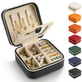 Wholesale PU Leather Customizable Jewelry Storage Box for Necklaces Earrings Wedding Rings-10x10x5cm ISO 9001:2008 CE Certified