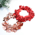 Artificial Hawaiian Garland Wreath Leis 1m Long Party Decoration Hanging Leis for Valentine's Day Supplies
