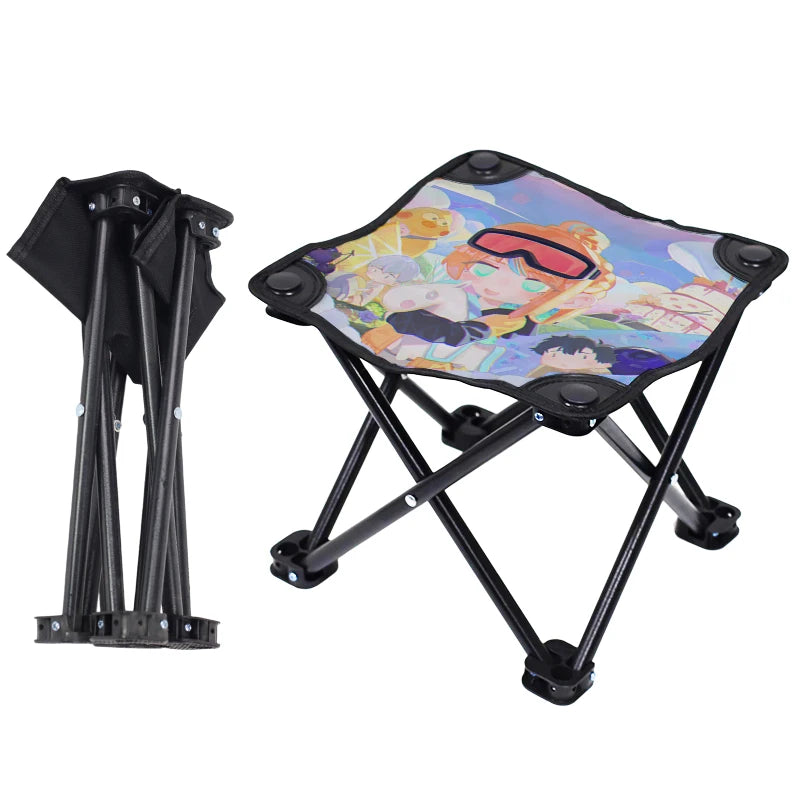 Lightweight Foldable Custom Color Chair Portable Camping Chair Mini Three Legged Fishing Chair for Outdoor