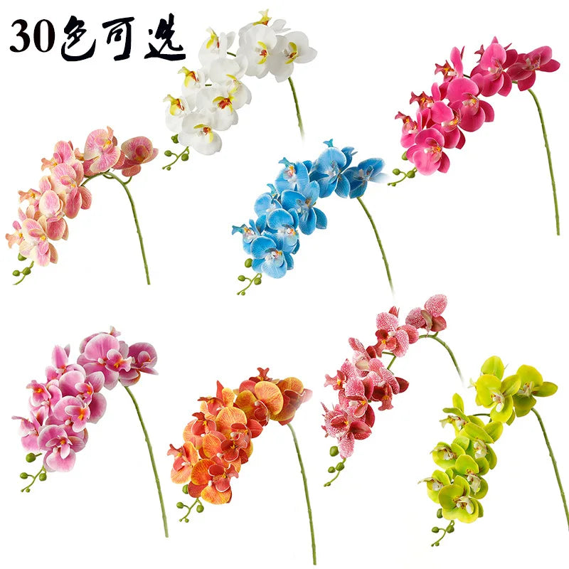 AF0506 3D Printed Wedding Centerpiece Flower Decorative Artificial Orchid Arrangement Real Touch Phalaenopsis Orchid Artificial