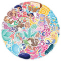 Mermaid Cartoon Stickers Luggage Mobile Phones Laptops Stationery Stickers Waterproof Hand Tent Stickers