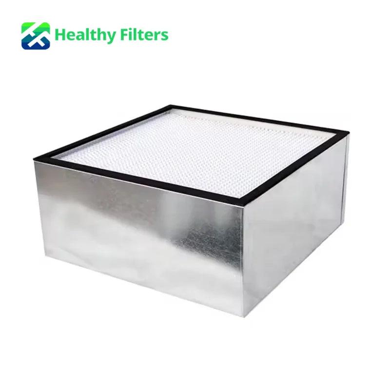 Industrial AHU H13 H14 U15 U16 Aluminum Metal Frame Hepa Filter H13 for Ventilation HVAC Air Conditioning System