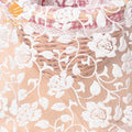 New Pure White Wedding Glitter Foam Lace Trim Embroidery Floral Sequin Lace Fabric