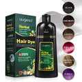 Augeas No Ammonia and Ppd Free 500ml Dark Brown Argan Speedy Best Men Vip Dye Natural Fast Black Hair Color Shampoo