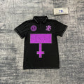 DENIMGUYS Wholesale Custom Logo Men's Screen Print Polo Shirts Breathable Quick Dry Sport Rhinestone Polo T Shirts for Men