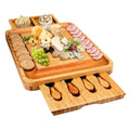Eco-Friendly Custom Bamboo Cheese Board Set Wooden Cutting Serving for Home Kitchenware Wedding Charcuterie Plate