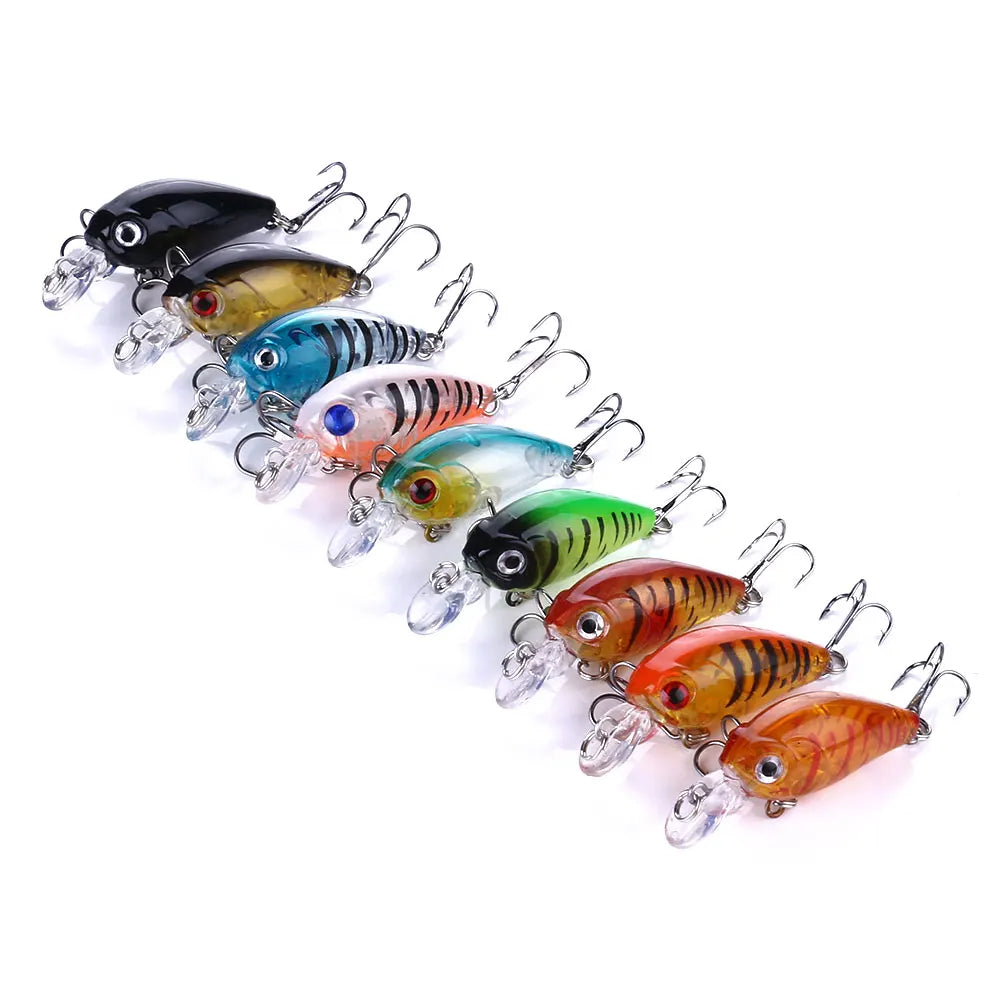 4.5CM 4G New Design Newup Fishing Crankbait Topwater Lifelike Handmade Fishing Lure