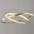 Modern Bedroom Study Cloakroom Home Decorative Chandelier Creative Personality Double Circle Combination Chandelier