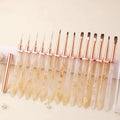 Manicure Line Drawing Pen Nail Art Brush Set Professional Acrylic Handle Nail Brushes Set Painting Nail Brush Set