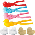 Snowball Maker Clips Duck Shaped Snow Ball Maker Clips Clamps Outdoor Winter Play Snow Toys Sand Clay Mold Tools for Kids