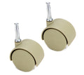 Modern Design 40mm 1.5 Inch Plastic Bed Frame Wheel Caster 8*35mm Metal Shaft Furniture Moving Wheels