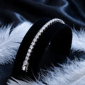 Hip Hop 925 Sterling Silver 2mm 3mm 4mm 5mm 6mm 7mm VVS Moissanite Unisex Tennis Bracelet Jewelry GRA Certified