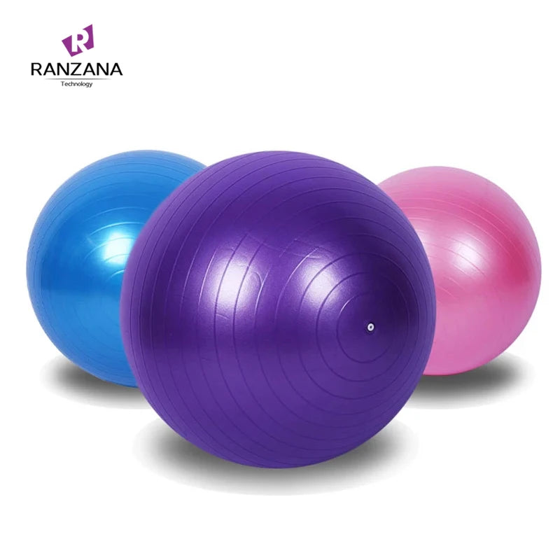 Eco-Friendly  55cm PVC Gym Ball for Fitness Yoga & Pilates Exercise Accessories Yoga Ball