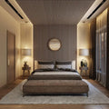 3d Bend Flexible Waved MDF Wall Decorations Interior Solid Wood Carved Wall Panelings Plain Designed MDF 2440x1220mm